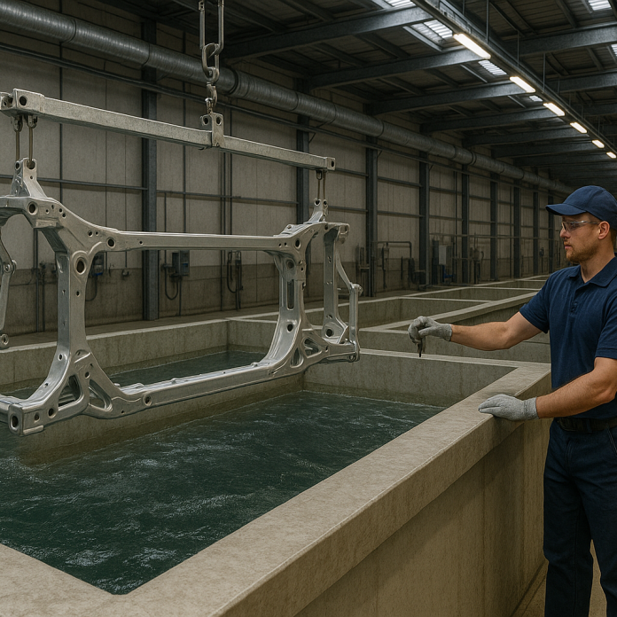 Proceso de Pretratamientos Químicos de Superfícies Metálicas en Barcelona